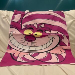 Disney’s Alice in Wonderland Cheshire Cat Reusable Shopping Bag Tote NWT